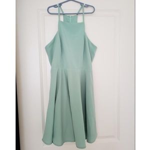 Lulu's Mint Green Skater Dress